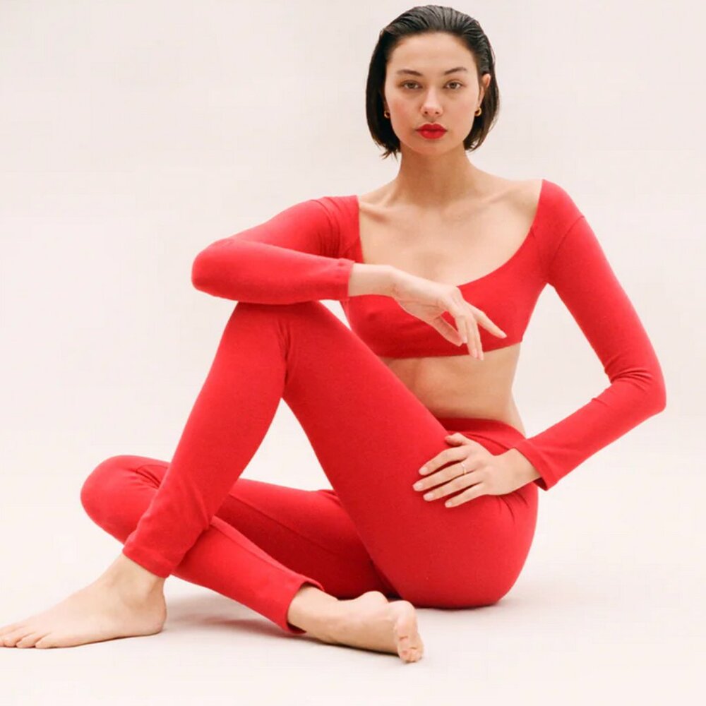 Gil Rodriguez Benton leggings Tomate red size XS cotton like new